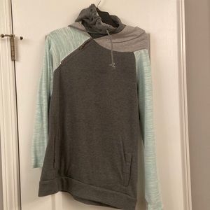 Double hooded sweatshirt